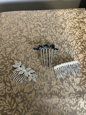Lot Of 3 Beautiful Elegant Hair Combs Wedding Vacation Travel Hairstyles